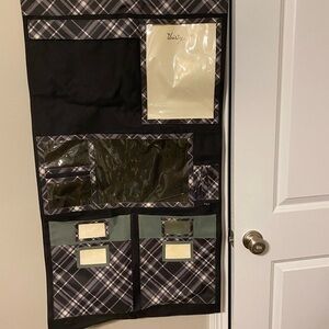 Thirtyone Bags Hanging Office Organizer with Plaid Design